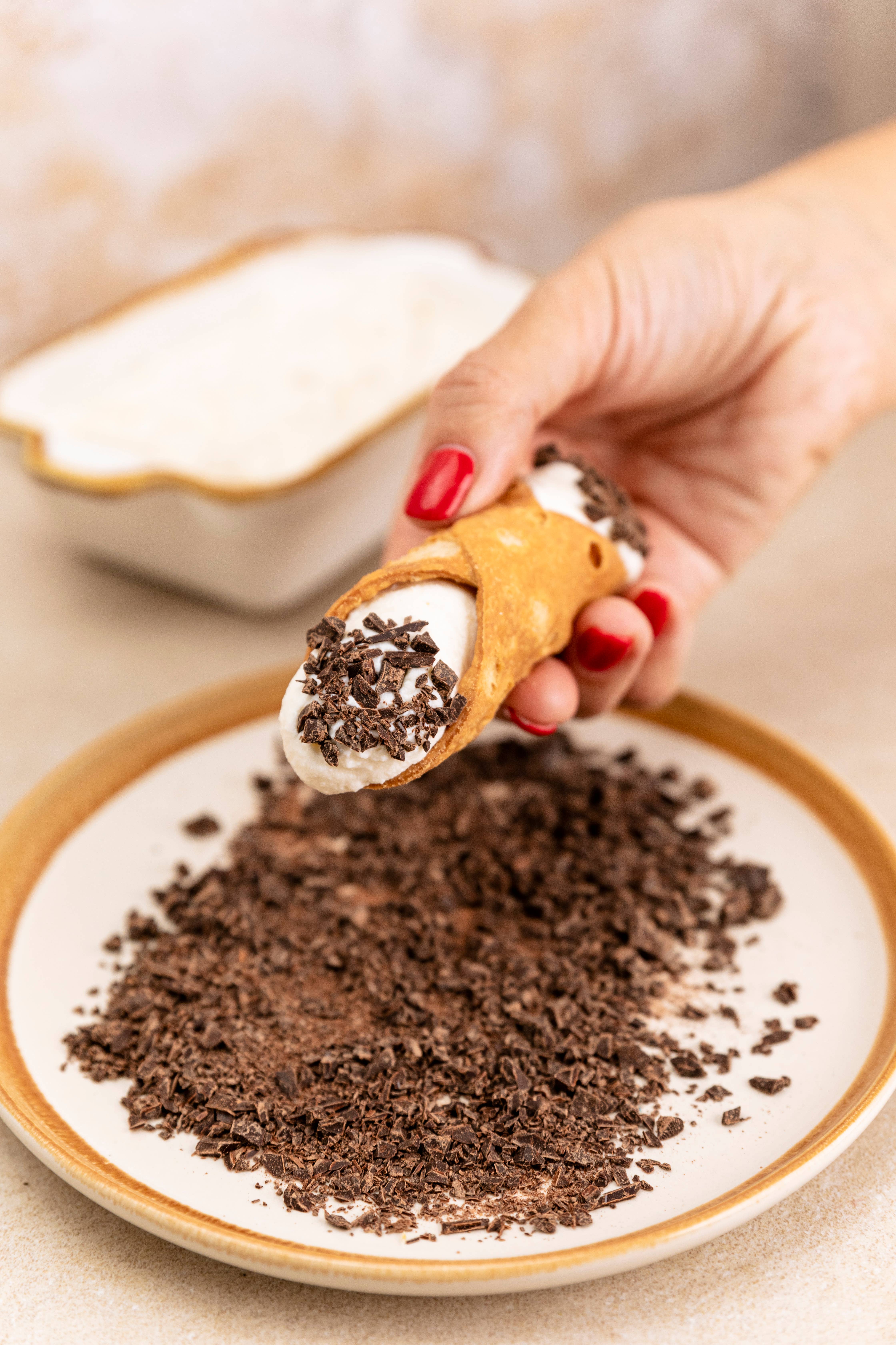 Pennisi - Cannoli di Sicilia - Wholesale Cookie - Medium Chocolate-Glazed Cannoli2