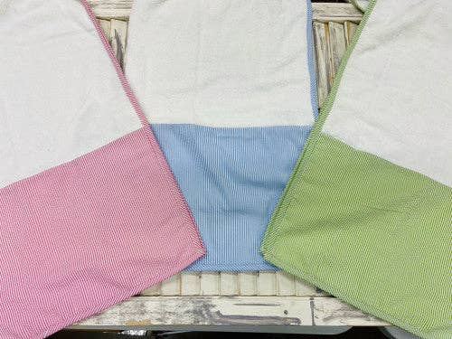 Love That Cotton - Wholesale Beach Towel - Toddler Seersucker Beach / Bath Towel (Miller Collection)3