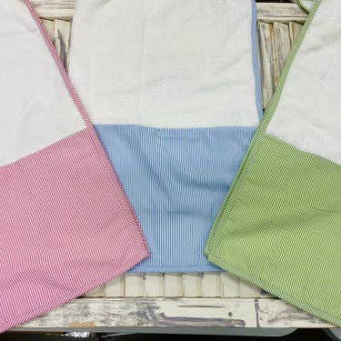 Love That Cotton - Wholesale Beach Towel - Toddler Seersucker Beach / Bath Towel (Miller Collection)3