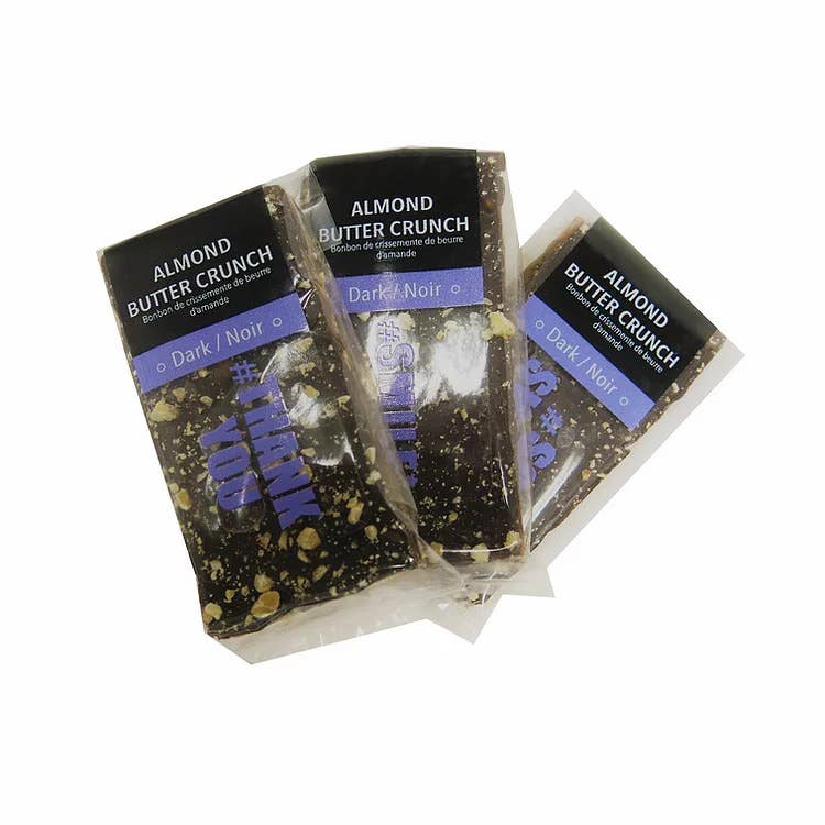 Fraser Valley Gourmet Ltd. - Wholesale Toffee - ABC Toffee Bar 25g - Original Dark Chocolate