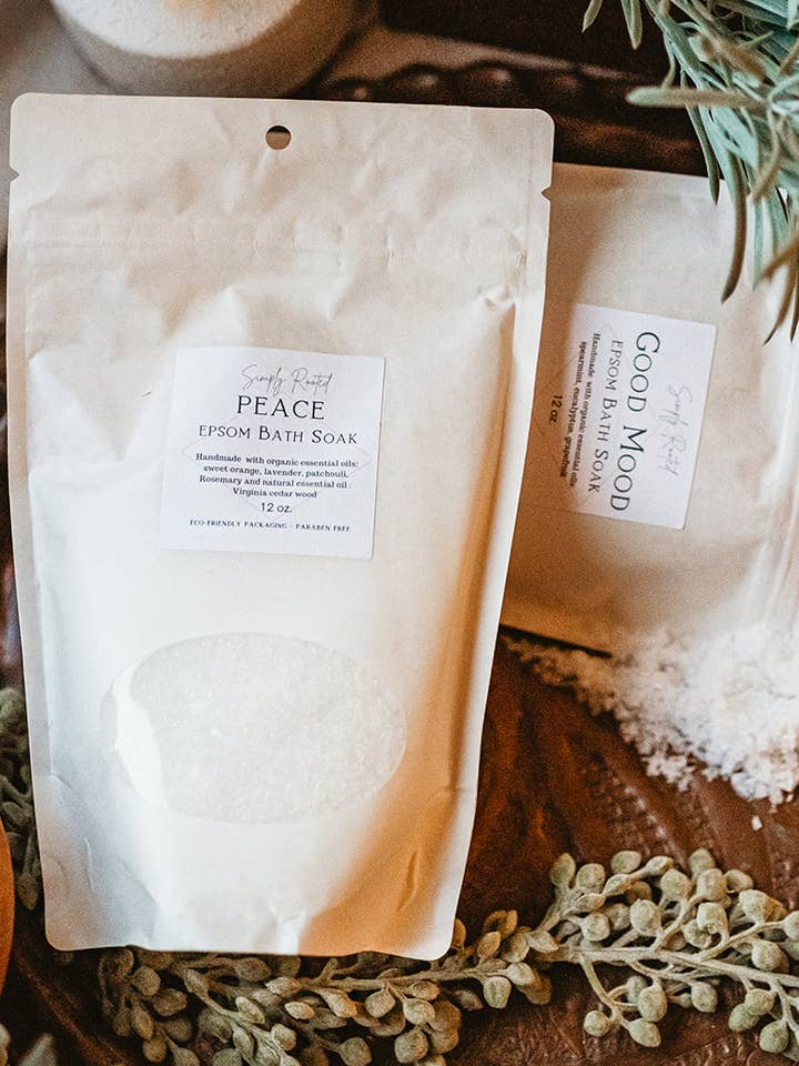 Epsom Bath Soak - Vitality - Handmade with Essential Oils for wholesale by You're Golden Co.