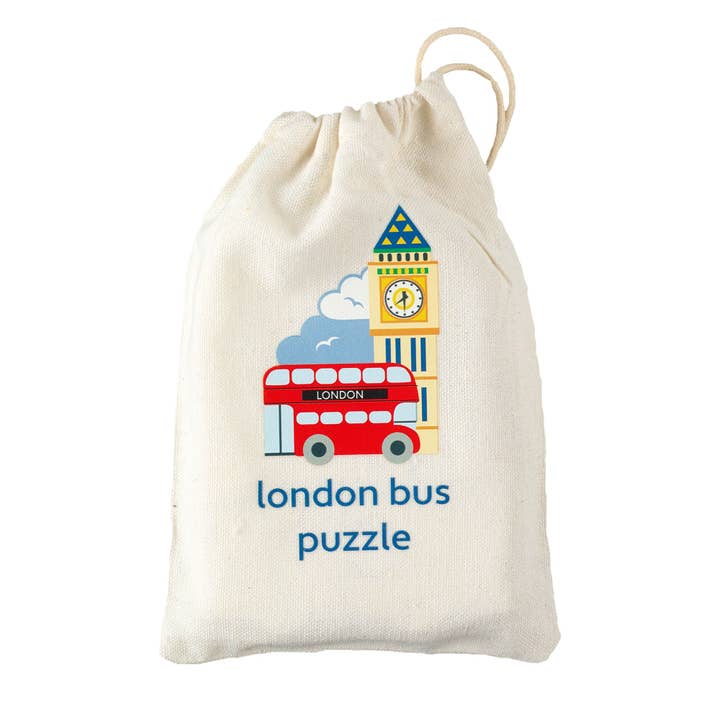 Orange Tree Toys - Wholesale Puzzle - Kids - London Bus Wooden Puzzle3