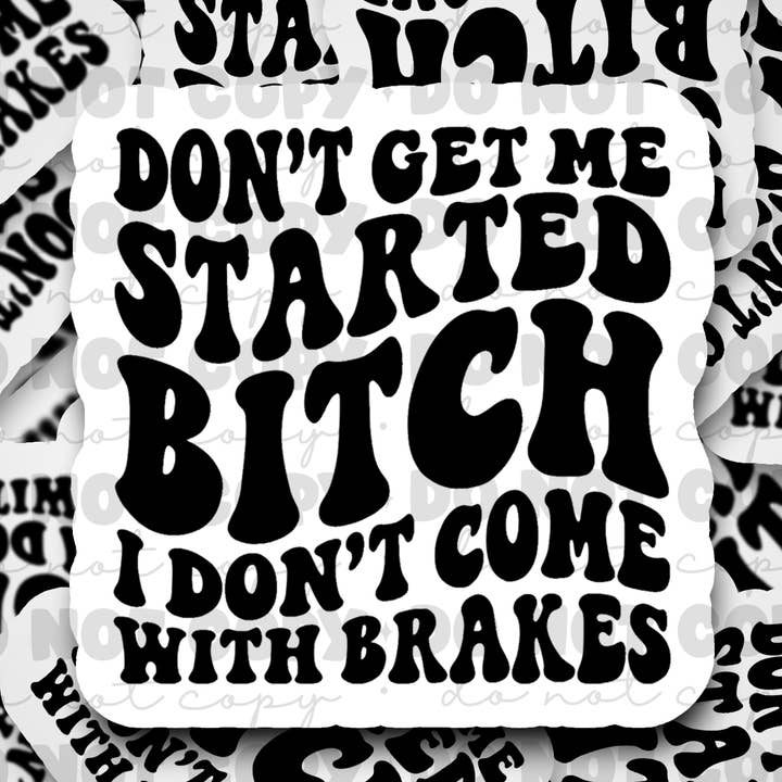 Non farmi iniziare Adesivo sagomato 3-5 giorni lavorativi TAT per la vendita all'ingrosso da parte di It's Transfer Time