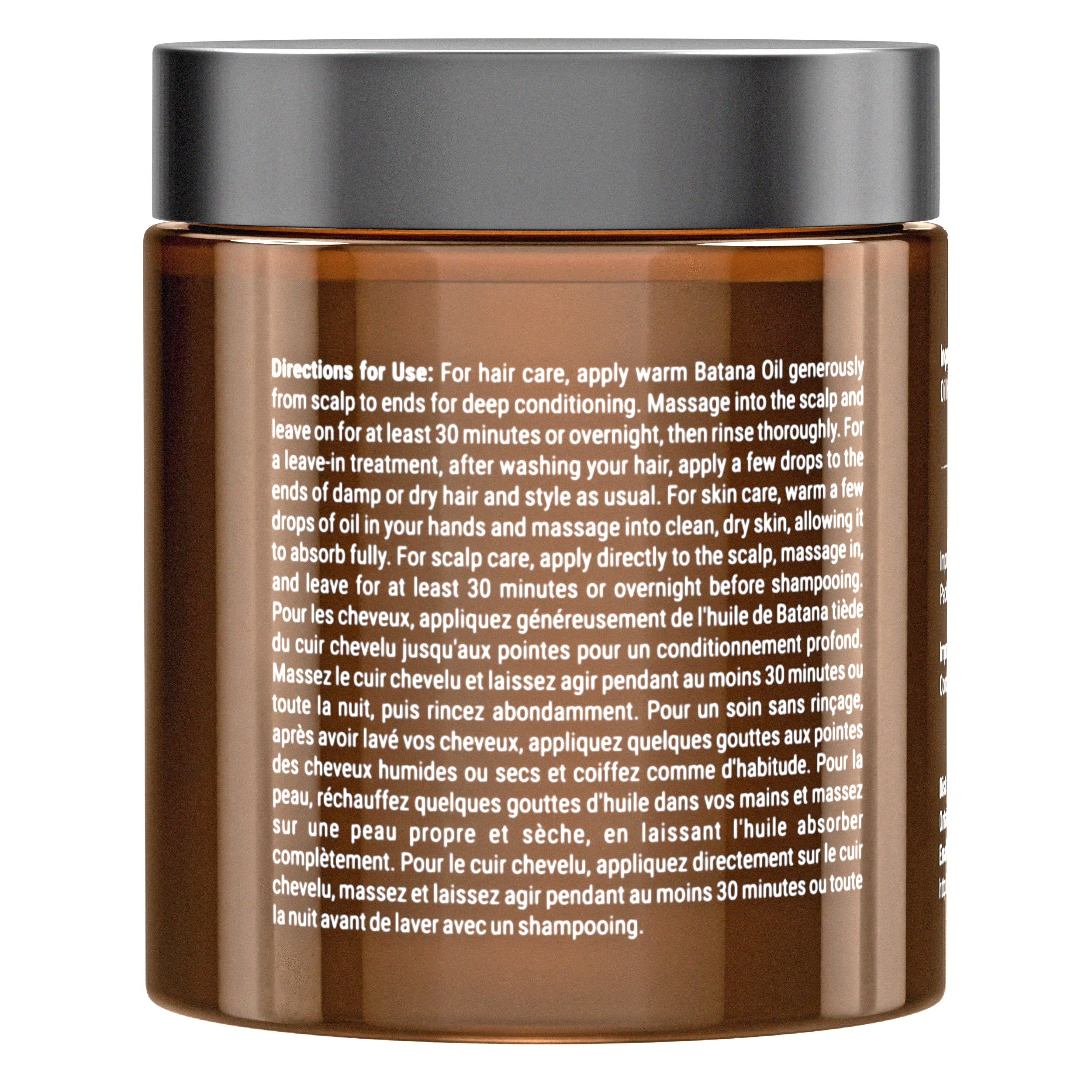 Canadian Grace - Venta al por mayor Aceite capilar - Aceite Batana Premium 100 % Orgánico de Canadian Grace – Crudo y Auténtico de los Misquita, Honduras para el Crecimiento del Cabello y Nutrición de la Piel11