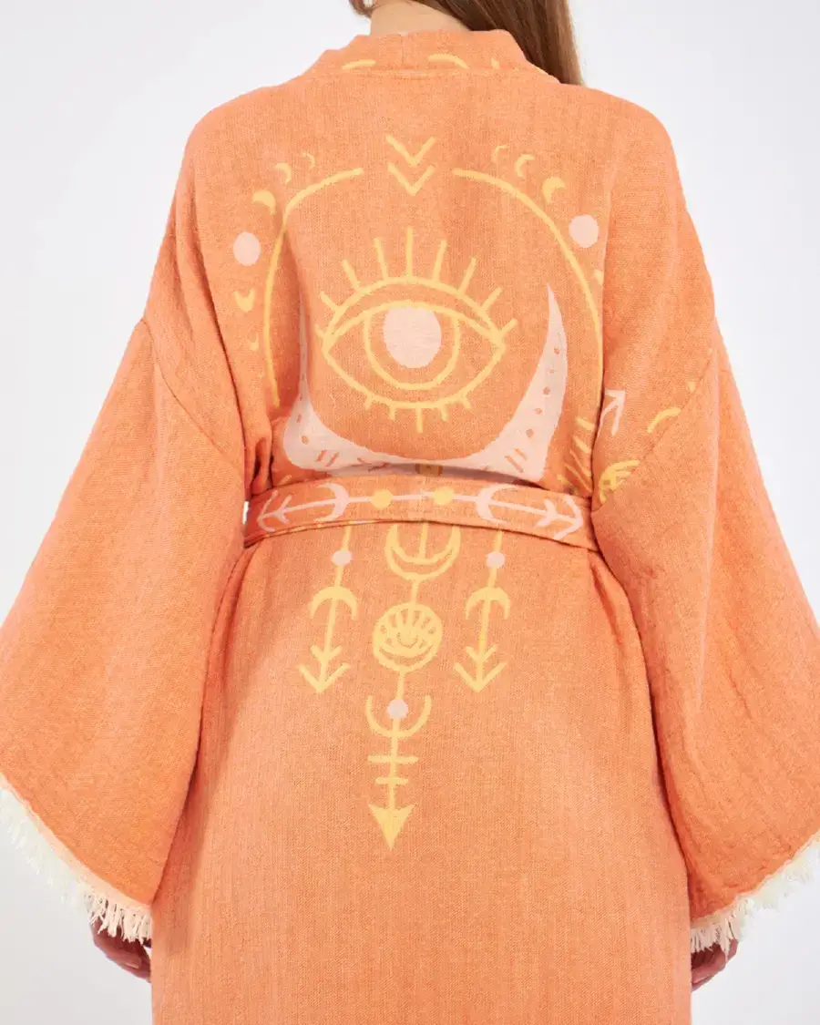 Umays Boho - Wholesale Kimono - Women's - Evil Eye Kimono, Jacquard Kimono, Festival Kaftan Kimono1