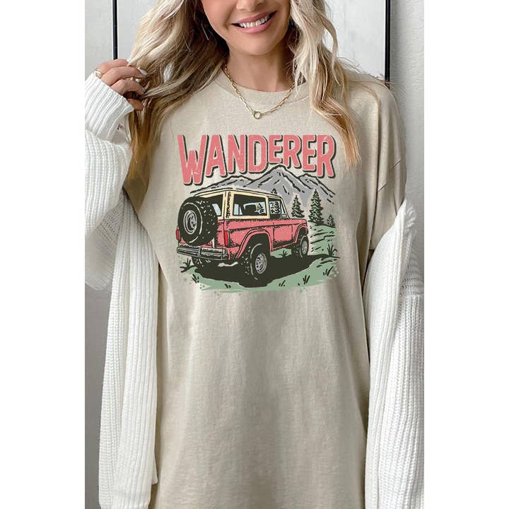 COLORBEAR - Wholesale T-Shirt (Graphic) - Women's - Wanderer Adventure Graphic Heavyweight T Shirts9
