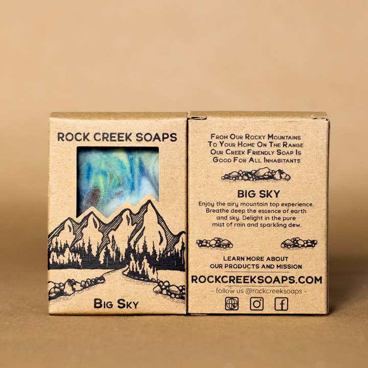 Rock Creek Soaps - Wholesale Bar Soap - Big Sky Bar Soap | Fresh Air, Cotton & Earth4