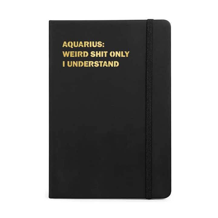 Journal humoristique d'astrologie — Verseau pour la vente par Crimson and Clover Studio