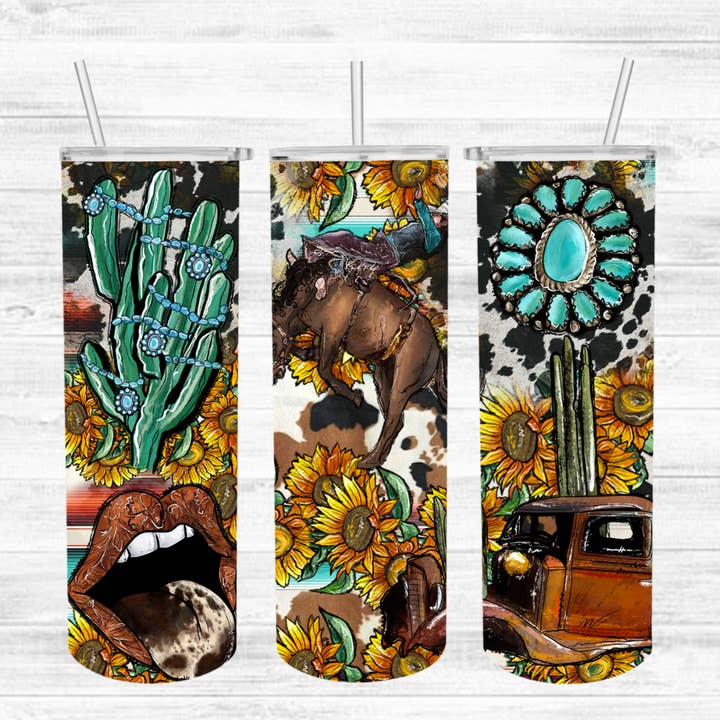 Gobelet Turquoise et Western pour la vente par Loran And Company