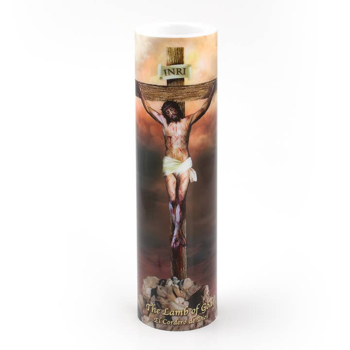 The Saints Collection - Wholesale Flameless Candle - The Saints Collection - Lamb of God Prayer Candle