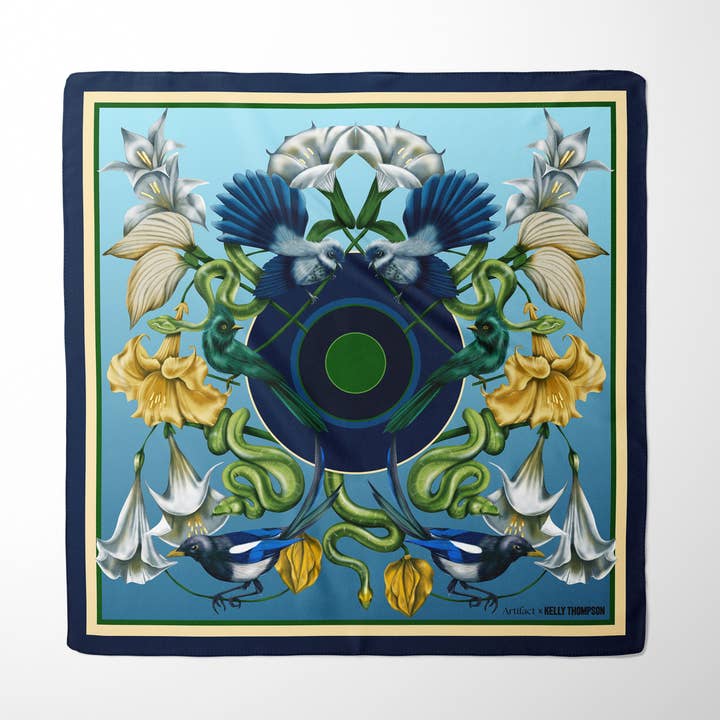 Artifact Square Silk Scarf: Lush for wholesale by Artifact.