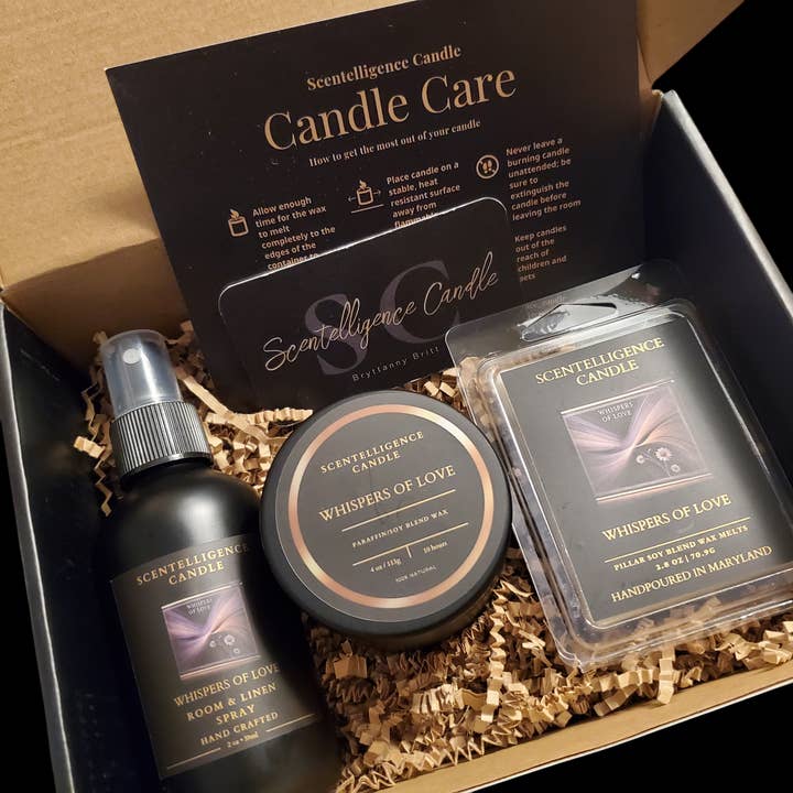 Whispers of Love Gift Set for wholesale by Scentelligence Candle