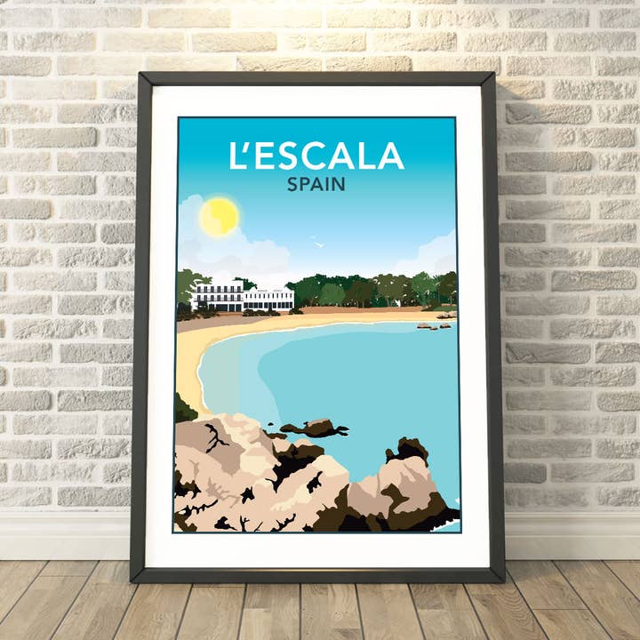 L'escala, España Retrato Impreso, Paño de Cocina, Tarjetas y Regalos para venta al por mayor de Tabitha Mary