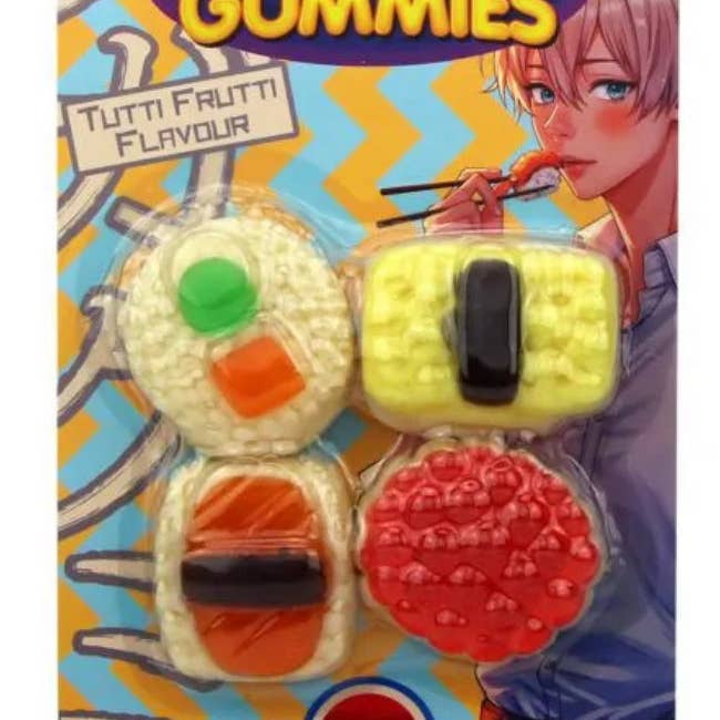 MEGA GUMMIES JAPANESE SUSHI 120G X26 for wholesale by INTERNATIONAL TASTE FOOD SARL