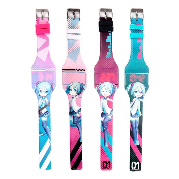 Puckator EU - Wholesale Wrist Watch - Kids - Hatsune Miku Silicone Digital Watch1