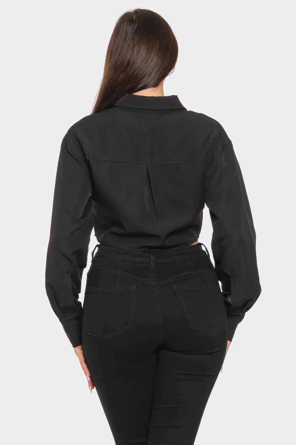 Julia by LoveJ - Wholesale Button Down Shirt - Women's - Front Button Down Oversized Pockets Detail Top 2