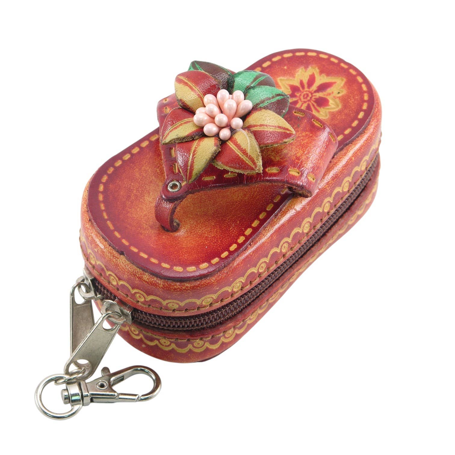 Sunflower Handmade leather inc - Wholesale Coin Purse - Women's - Handmade Leather Sandal Lipstick Case Coin Purse3