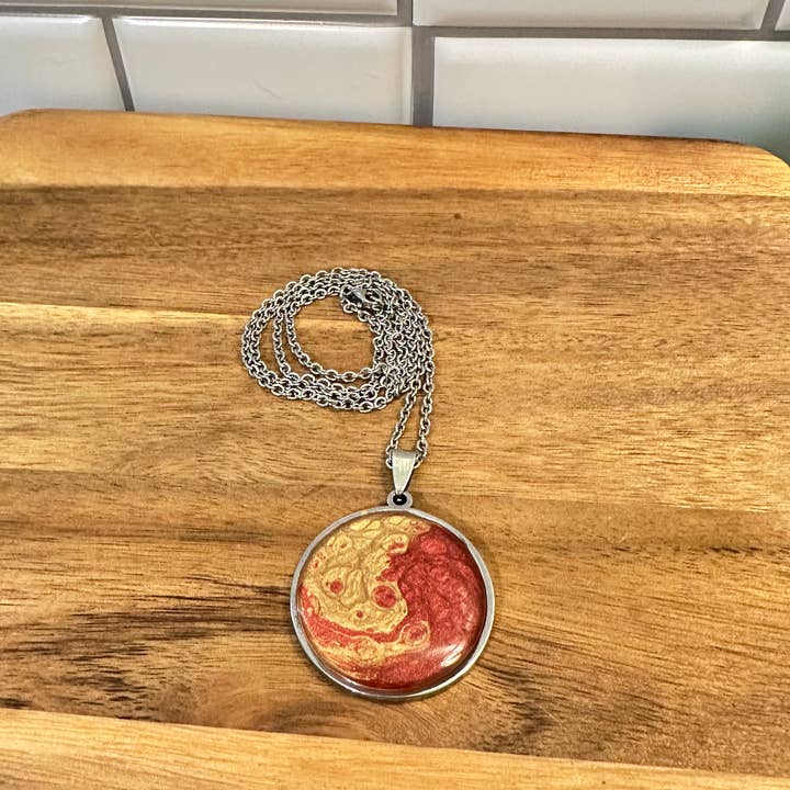 Three Dandelion Wishes - Wholesale Pendant/Charm Necklace - Hand Painted Pendant Necklace6