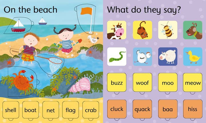 HarperCollins - Wholesale Preschool Book (3-5) - Lift-The-Flap Word Book : Usborne3