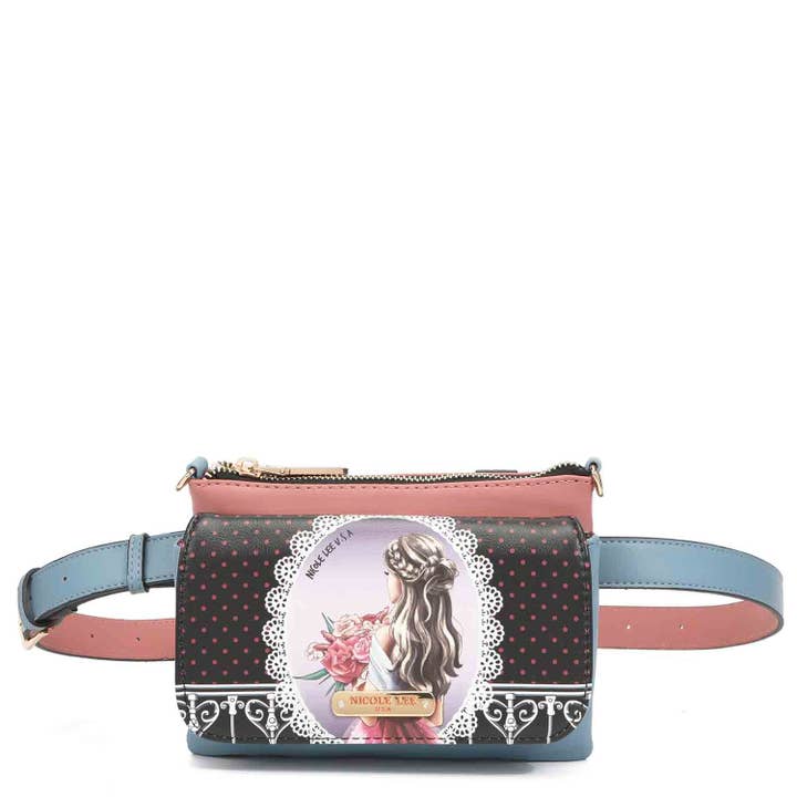 RIÑONERA CABRIOLET A BANDOLERA CON ESTAMPADO voor wholesale door Nicole Lee