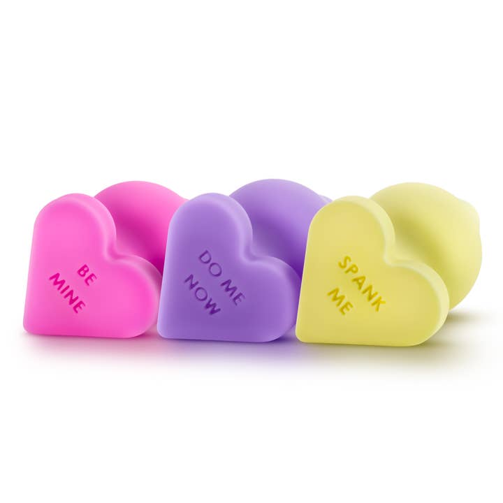 Blush - Wholesale Sex Toy - Play with Me - Naughty Candy Heart Anal Butt Plug - Be Mine