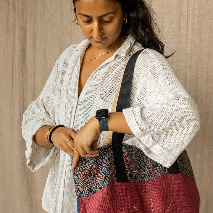 BIPONI Bolsa de Mercado Reversible o Bolsa de Playa para venta al por mayor de Ohrna