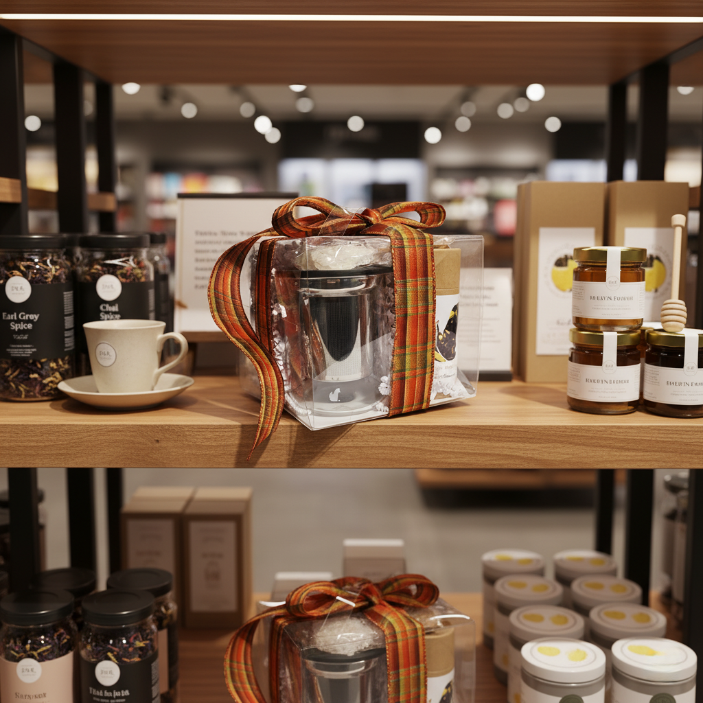 Foxy Tea® - Wholesale Tea Set - Tea Gift Set – Mug/Lid, Infuser, Tea, Towel, Sugar Crystals10