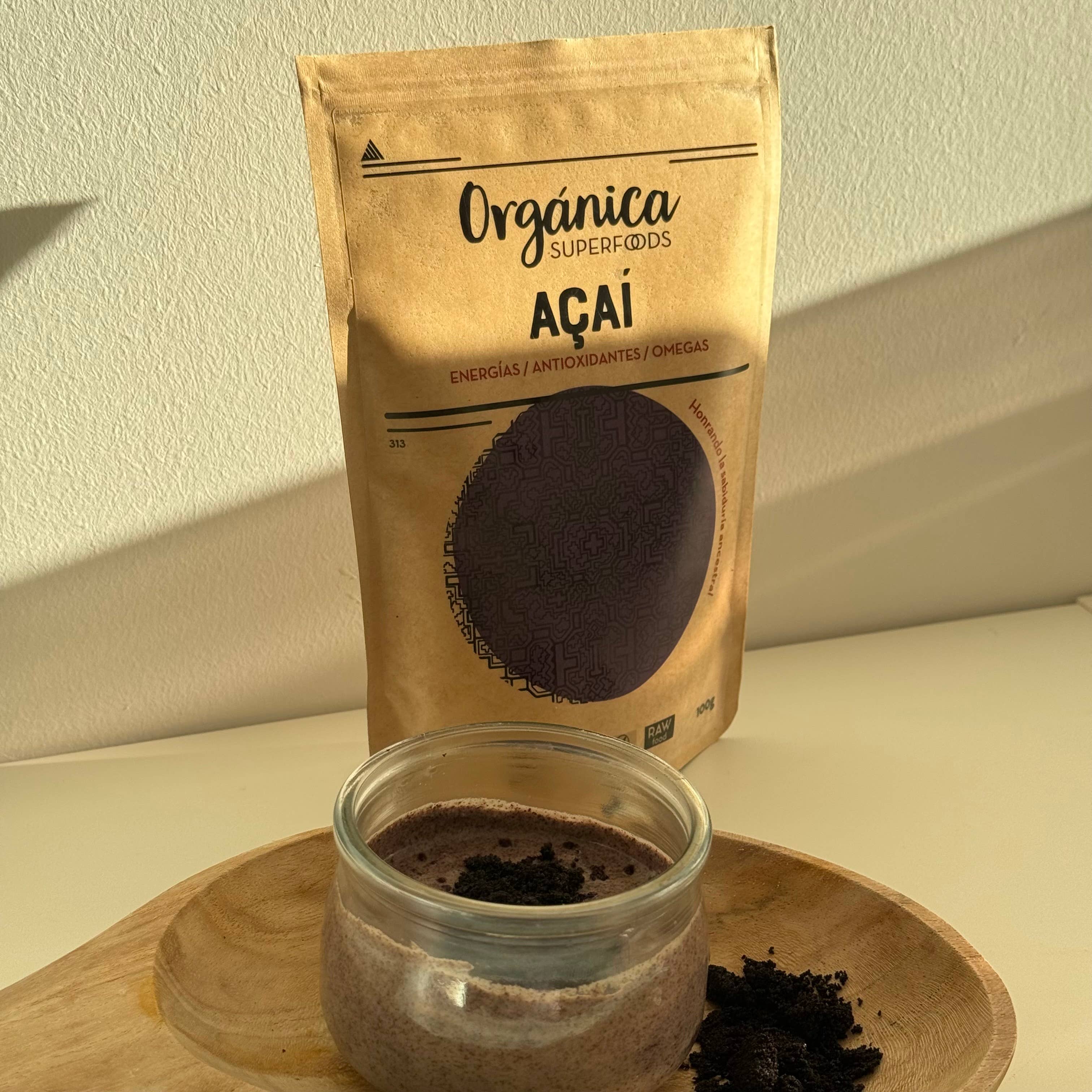 Orgánica Superfoods SL – Proteína/Superalimento em pó por atacado – Pó de açaí orgânico - 100 g2