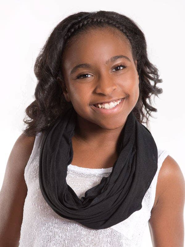 Bufanda Infinity, elástica, color negro para venta al por mayor de Sugar And Bruno