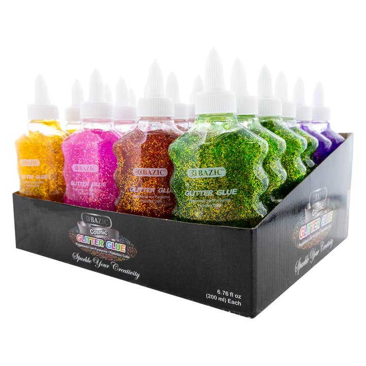 BAZIC Products - Wholesale Glitter - Glitter Glue Cosmic Series 6.76 Oz. (200 mL)7