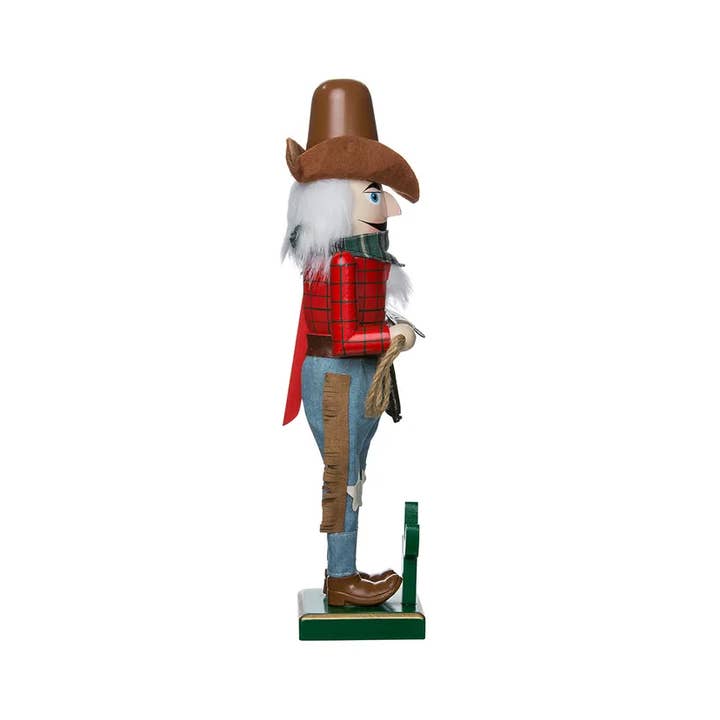 Kurt S. Adler, Inc. - Wholesale Holiday Nutcracker - 15"WOODEN COWBOY NUTCRACKER