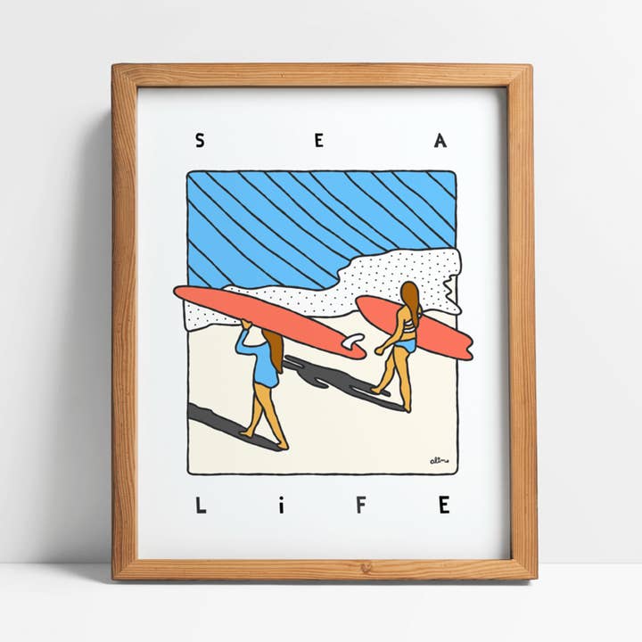 Sea Life Art Print for wholesale by Alimo