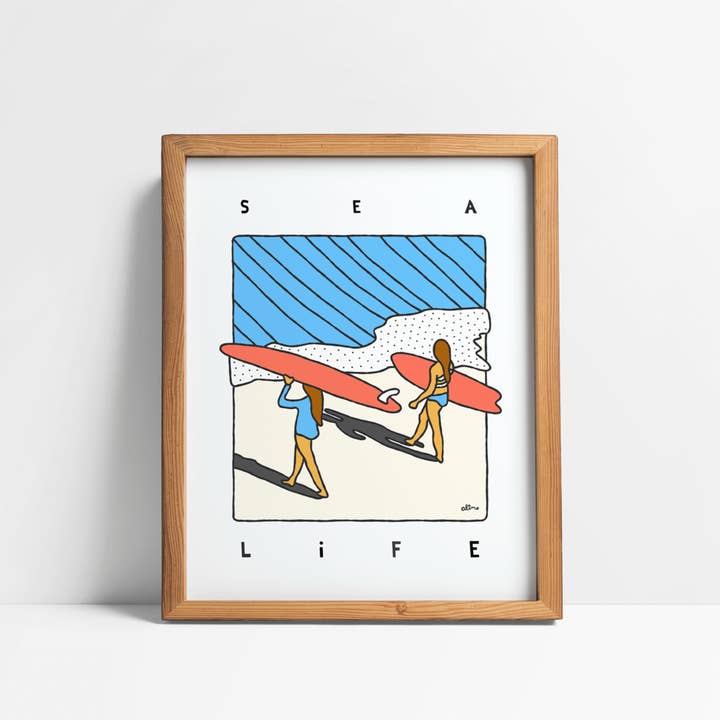 Sea Life Art Print for wholesale by Alimo