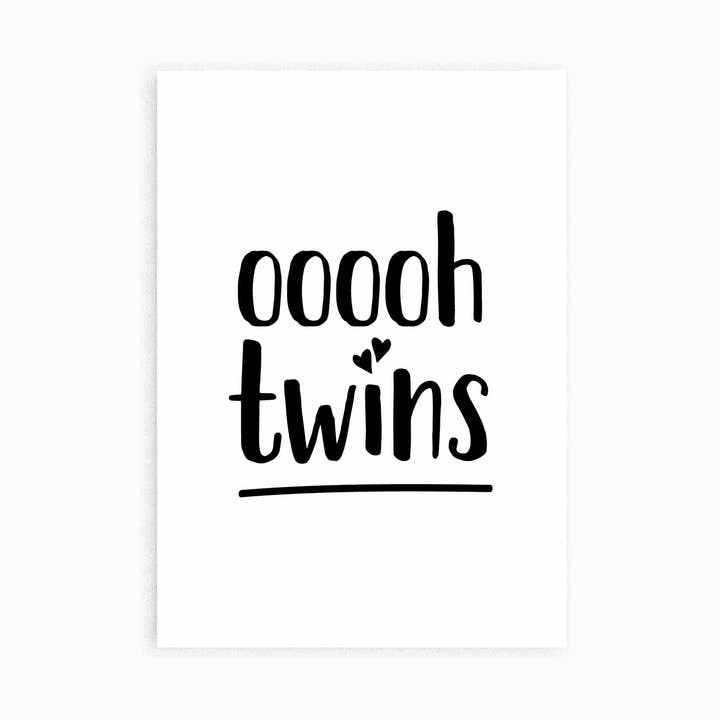 Cartão Postal Gêmeos por atacado de Studio Hoeked