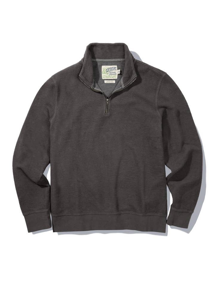Dunlop Reverse 1/4 Zip - Beluga per la vendita all'ingrosso da parte di Grayers
