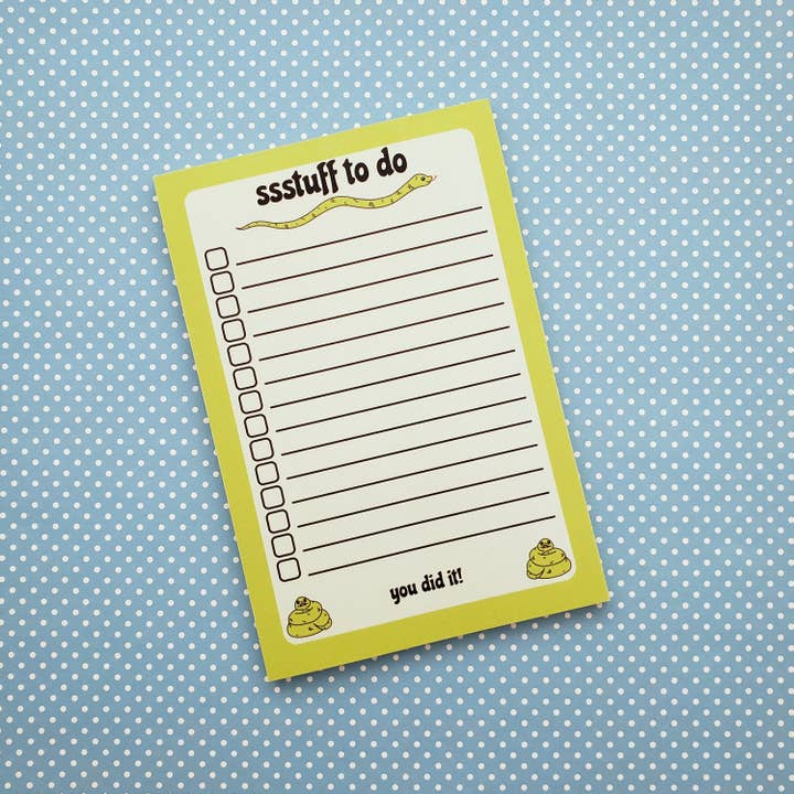 ssstuff to do bloc de notas serpiente para venta al por mayor de These Things