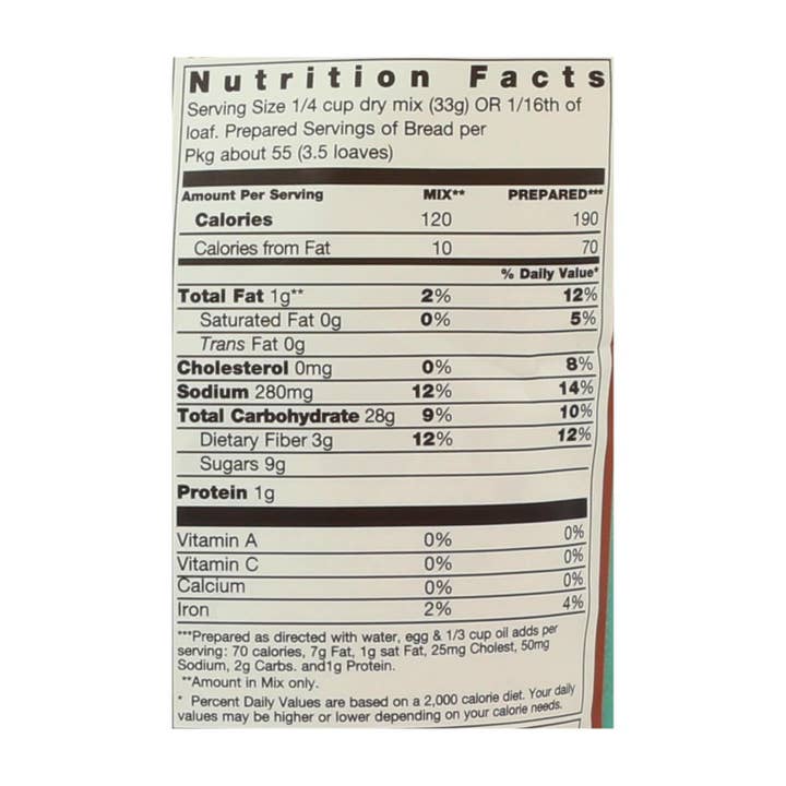 Ware Spark - Wholesale Bread Mix - Pamela's Products - Bread Mix - Case Of 3 - 4 Lb.1