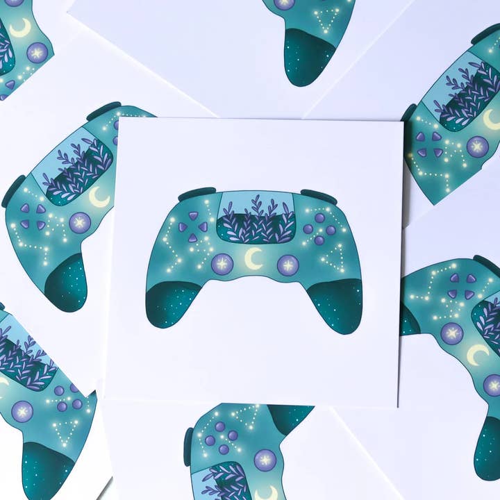 Impression artistique - Manette de jeu pour la vente par smalartshop