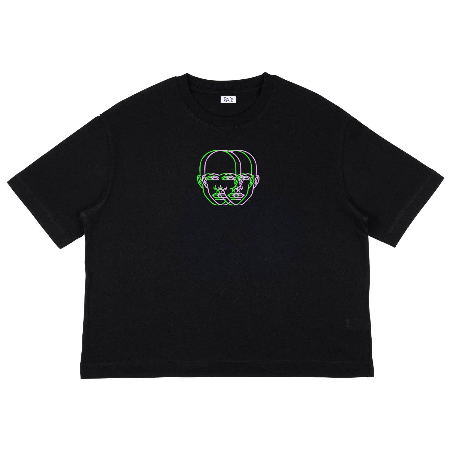 RAIZ - Wholesale T-Shirt - Unisex - CROP CABEZAS T-SHIRT0