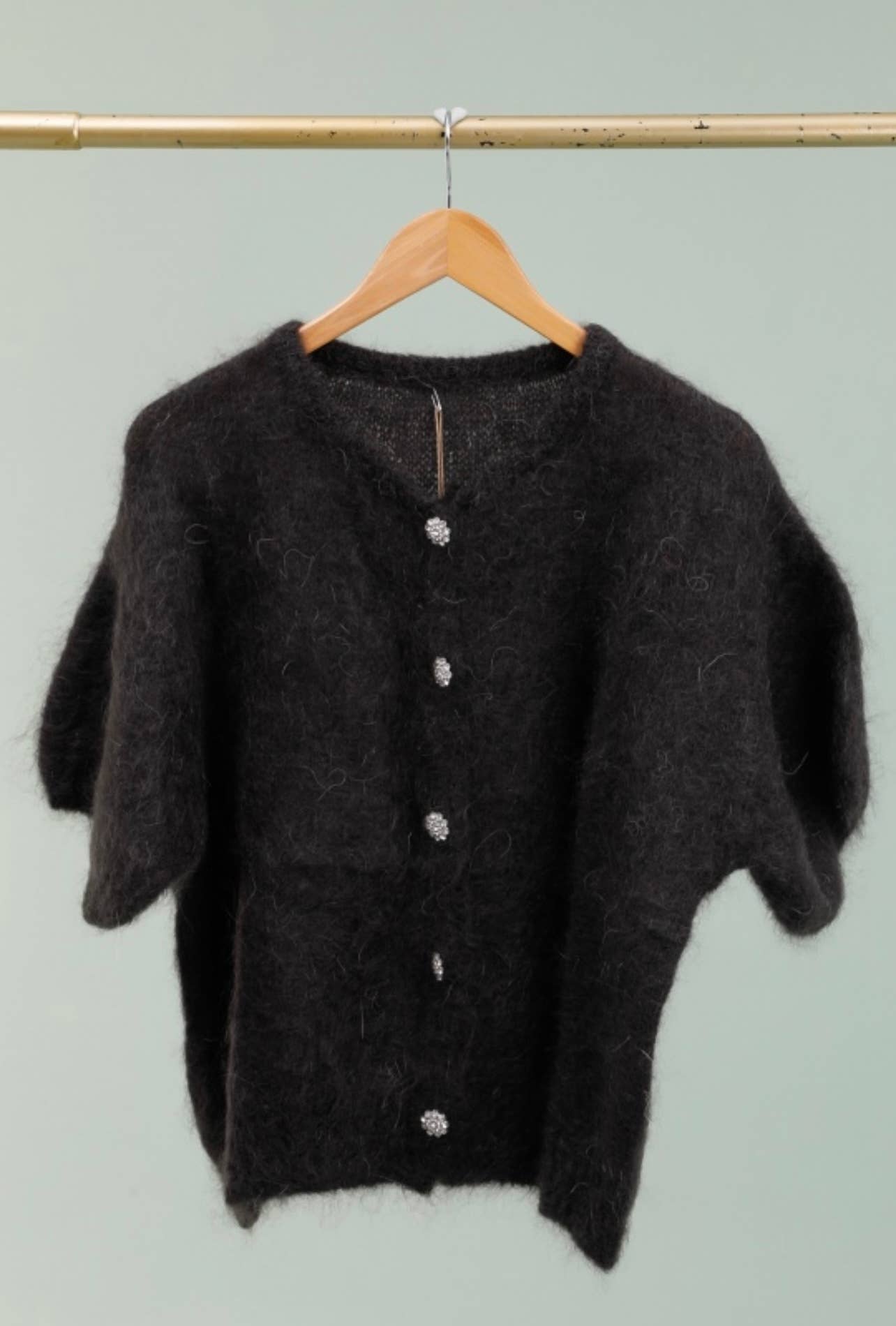 LÉA & LUC – wholesale Kofta - Dam – Mohairkofta med korta ärmar REF. 2157914