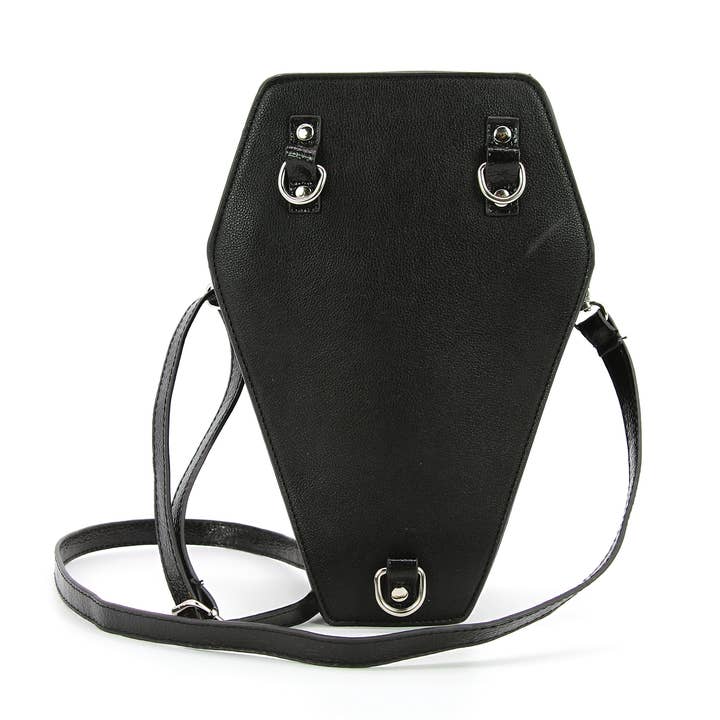 COMECO INC - Wholesale Crossbody Bag - Women's - Metallic Cross Coffin Bag