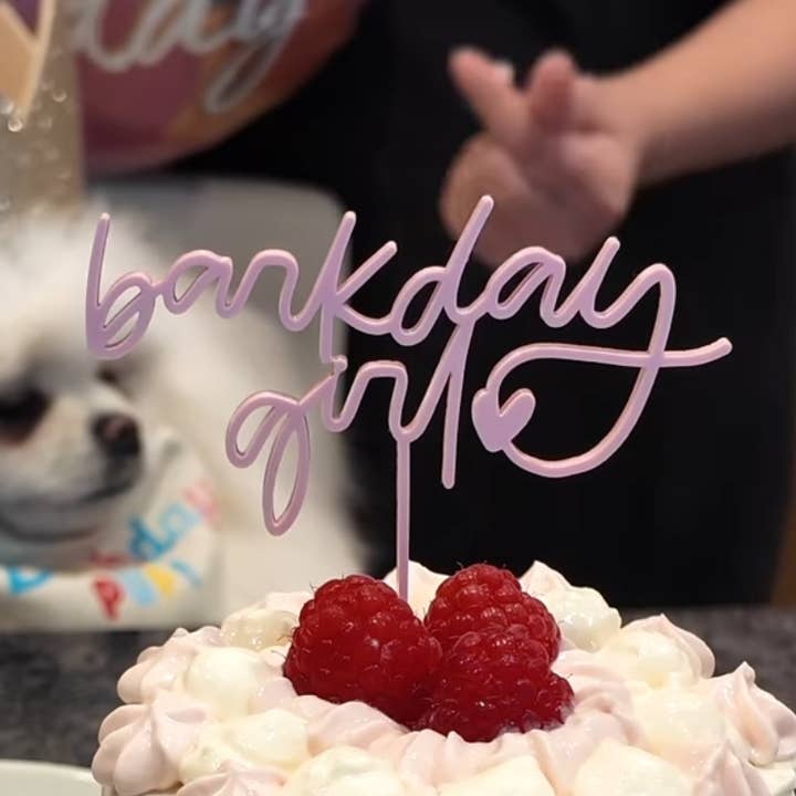 Barkday Girl taarttopper voor wholesale door 1of1