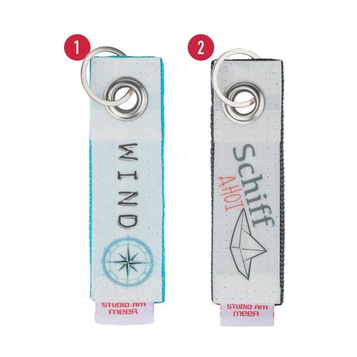 PORTACHIAVI IN TELA WIND SCHIFFAHOI per la vendita all'ingrosso da parte di Studio am Meer