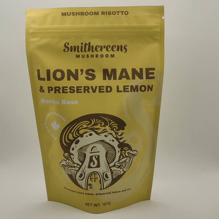 Champignons à crinière de lion et citron confit - Base pour risotto pour la vente par Smithereens Mushroom