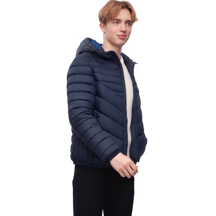 Rokka & Rolla - Wholesale Puffer Jacket - Men's - Men's Light Puffer Jacket Coat4