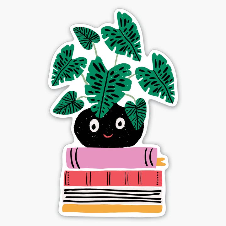 Last chance! Plant Books Sticker for wholesale by Party of One