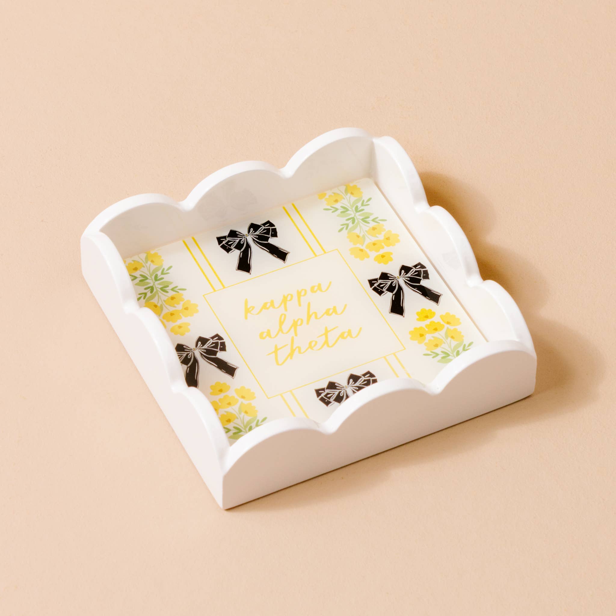 The Darling Effect - Wholesale Keychain - Women's - Sorority Scallop Trinket Tray - 19 Chapters Available36