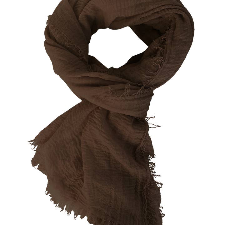 Rubyzaar – wholesale Halsduk - Dam – Boho halsduk - Espresso1