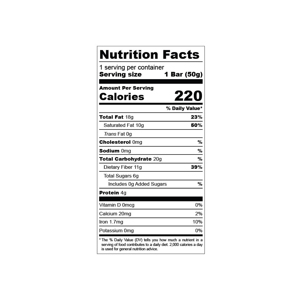 The Conscious Bar – Engroshandel Chokoladebar – Daddelsødet mørk chokolade - Espresso Crunch7