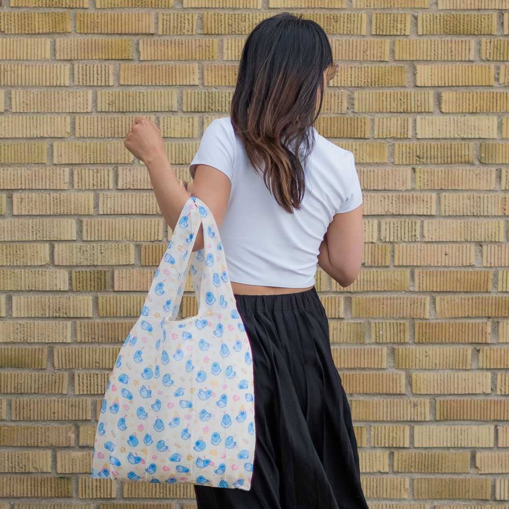 Birdie Tam - Wholesale Grocery/Shopping Bag - Foldable Bag - Pigeons and pastries2